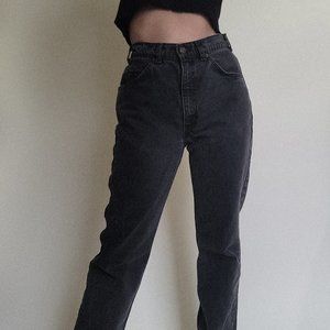 Dark Grey 619 Levi's With Orange Tab